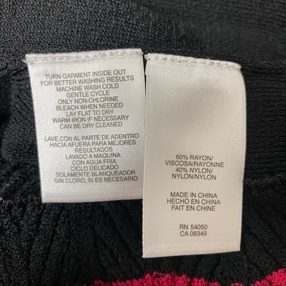 Nine West Zig Zag Knit Dress - Picture 6 of 7